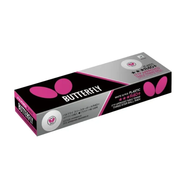 BUTTERFLY BALL 3 STARS R40+ (Box of 12)